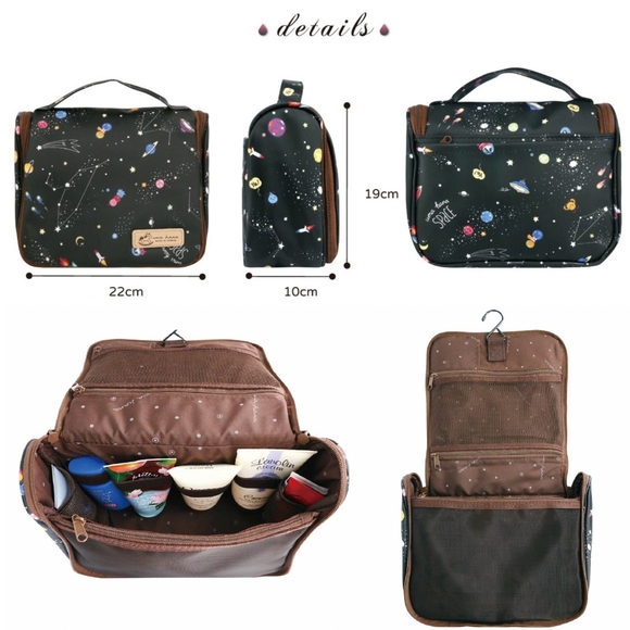 Waterproof Sloth Travel Toiletry Makeup Cosmetic Bag - Picture 4 of 9